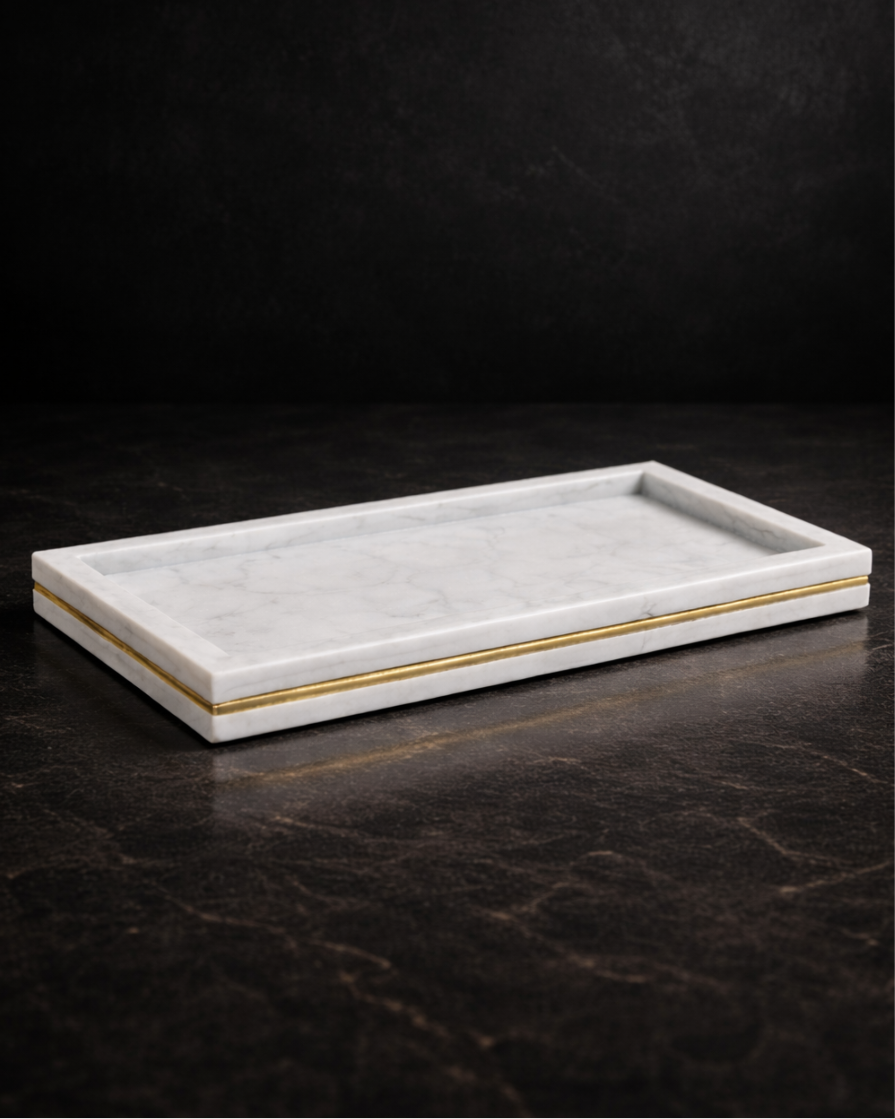 Aurelia Marble Tray (White)
