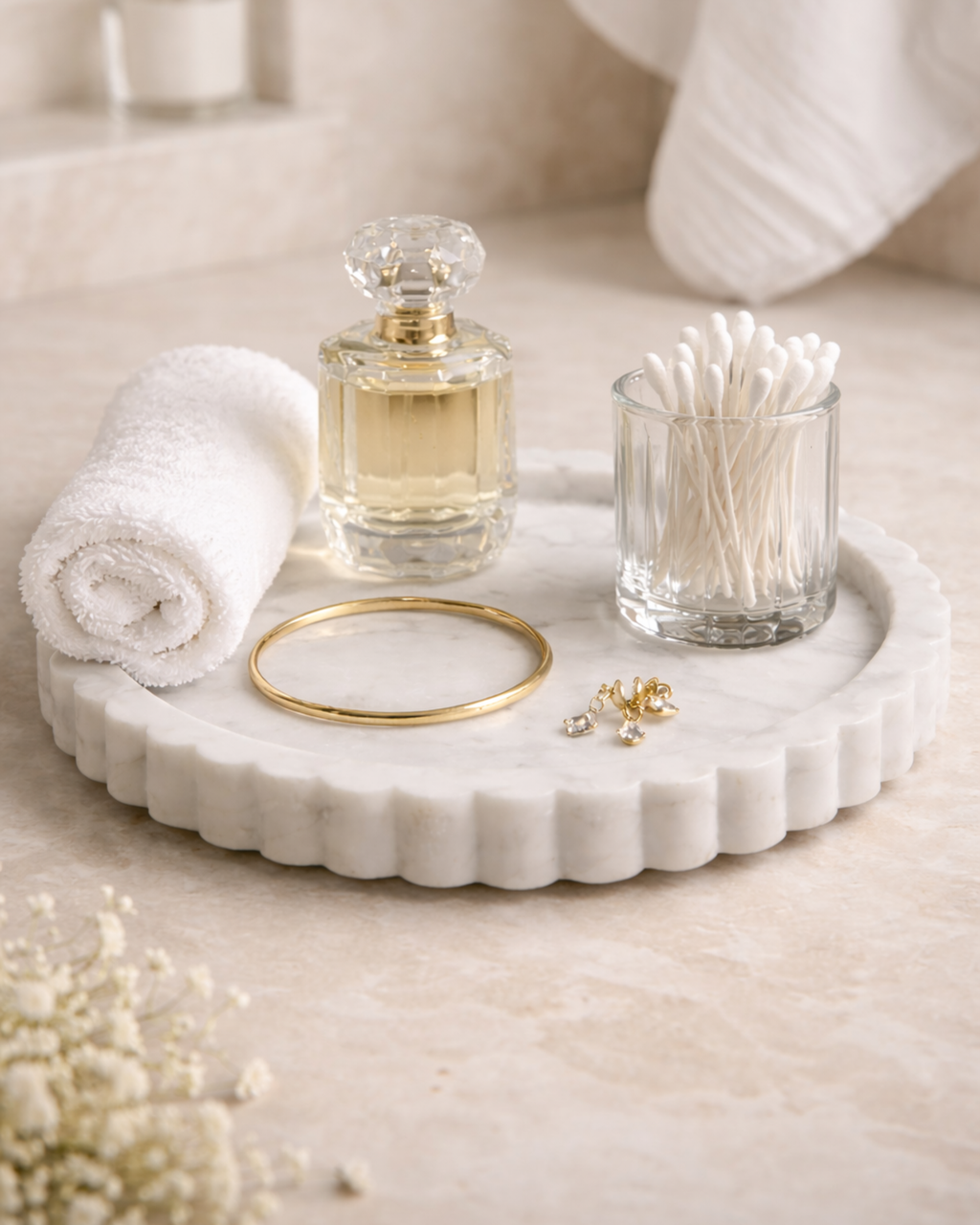 Celestia Fluted Tray