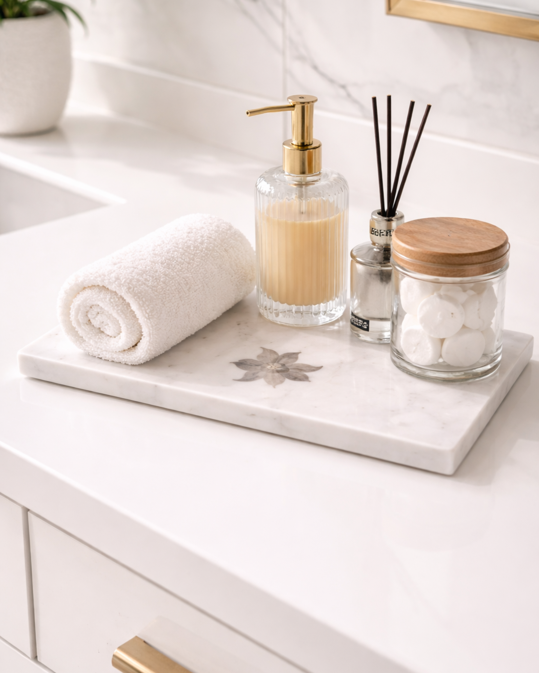 Veloura Tray with Mother of Pearl Inlay