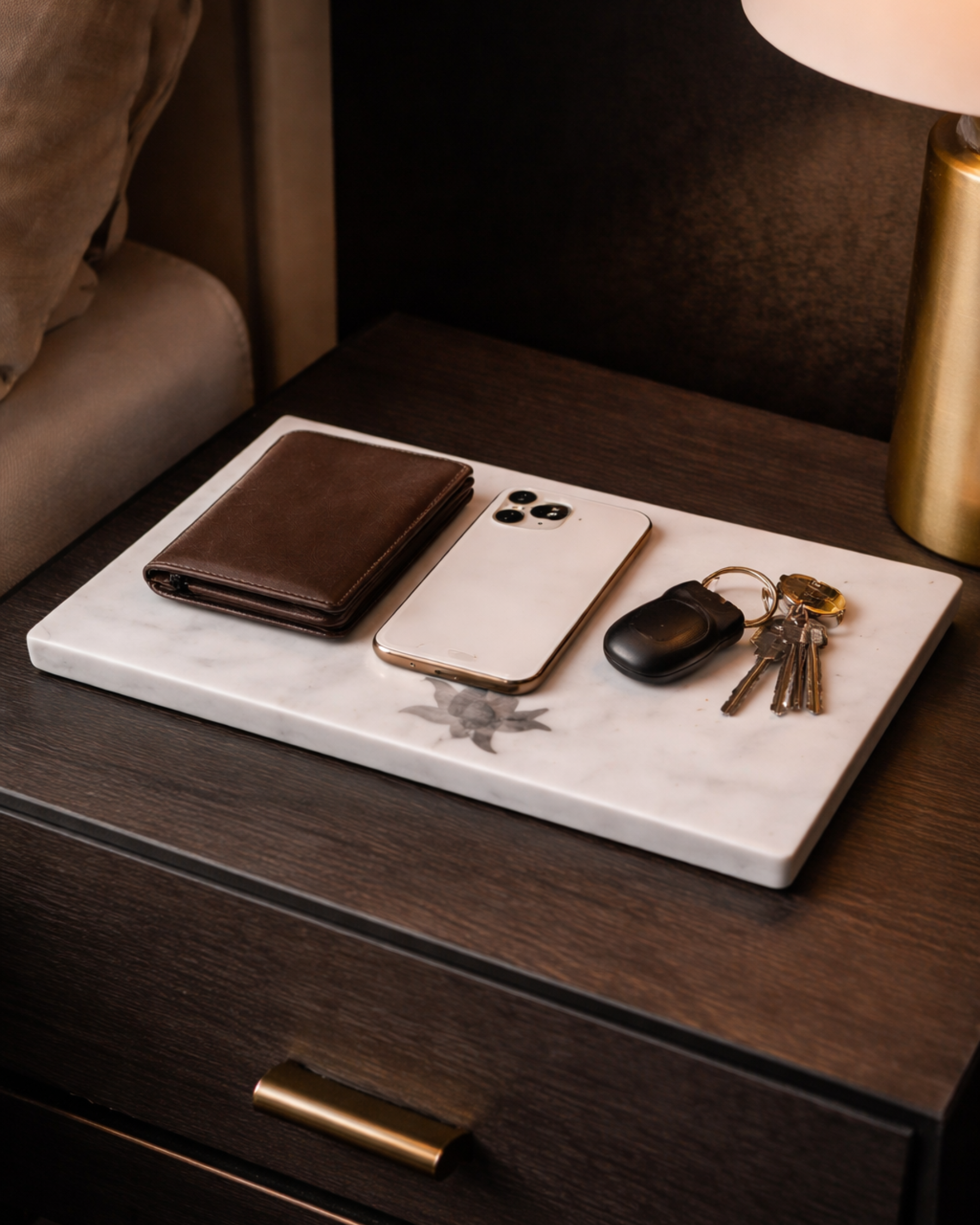 Veloura Tray with Mother of Pearl Inlay